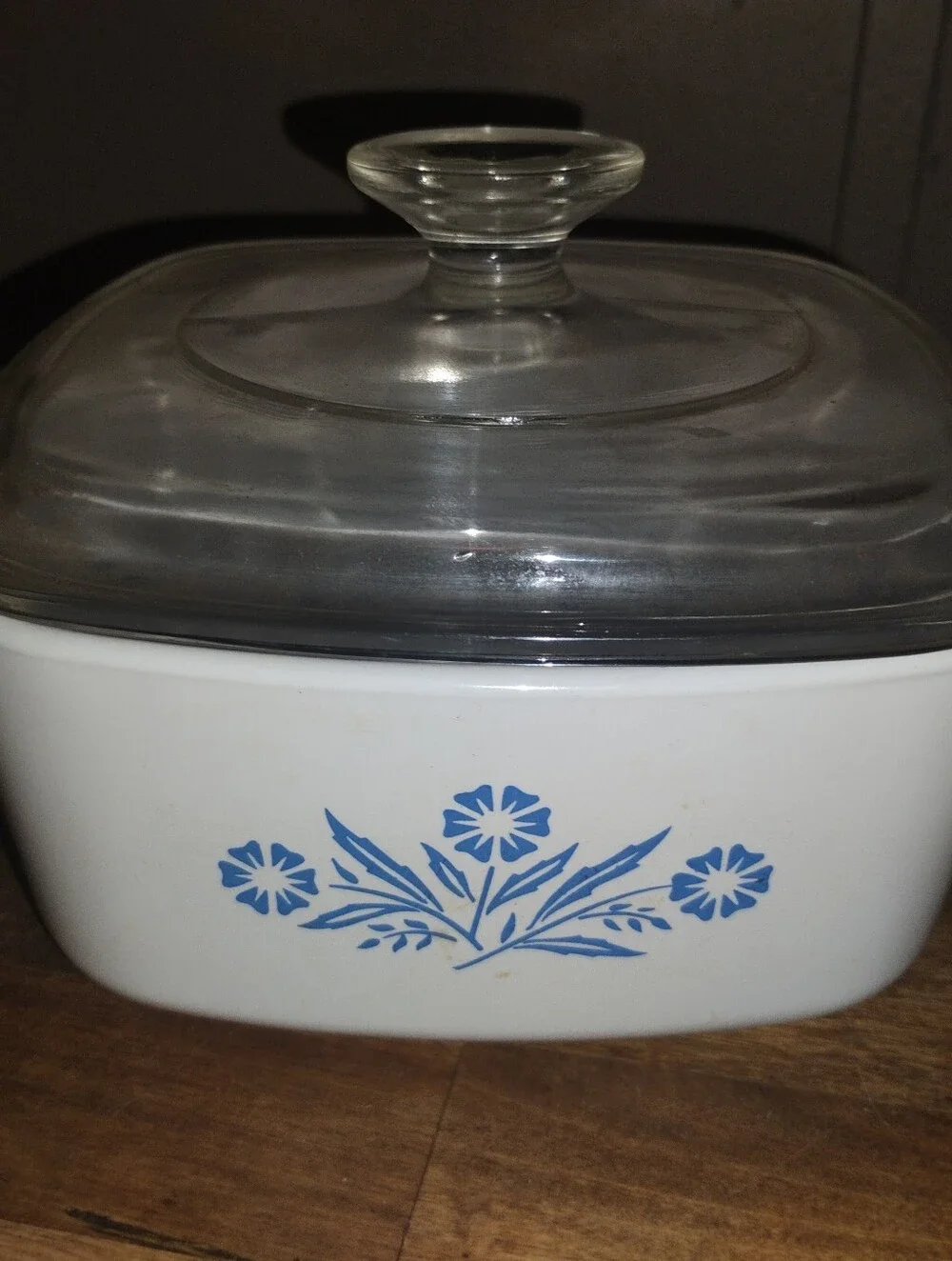 Vintage Corning Ware Blue Cornflower Casserole Dish A-1 ½-B with Lid